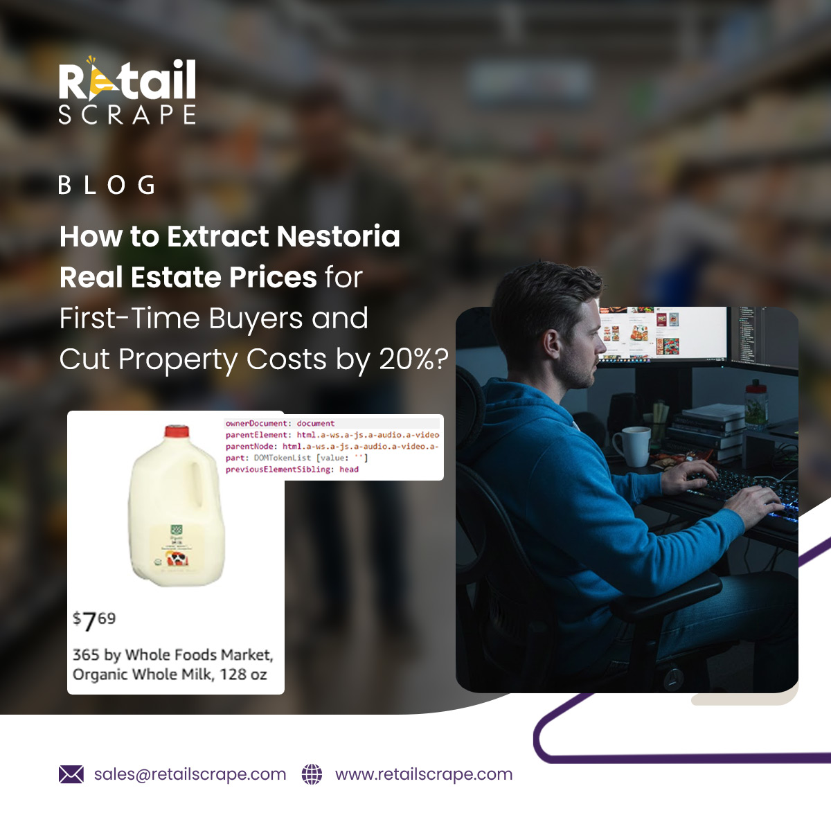 Grocery API Data Scraping for Price & Stock Monitoring