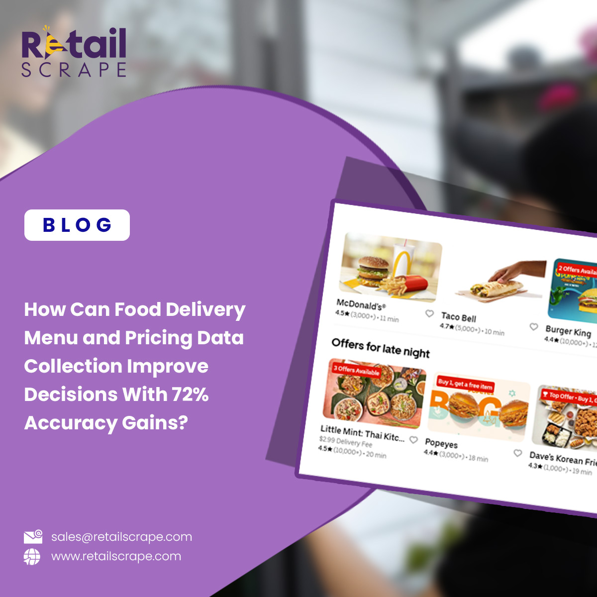 Food Delivery Menu and Pricing Data Collection for Growth