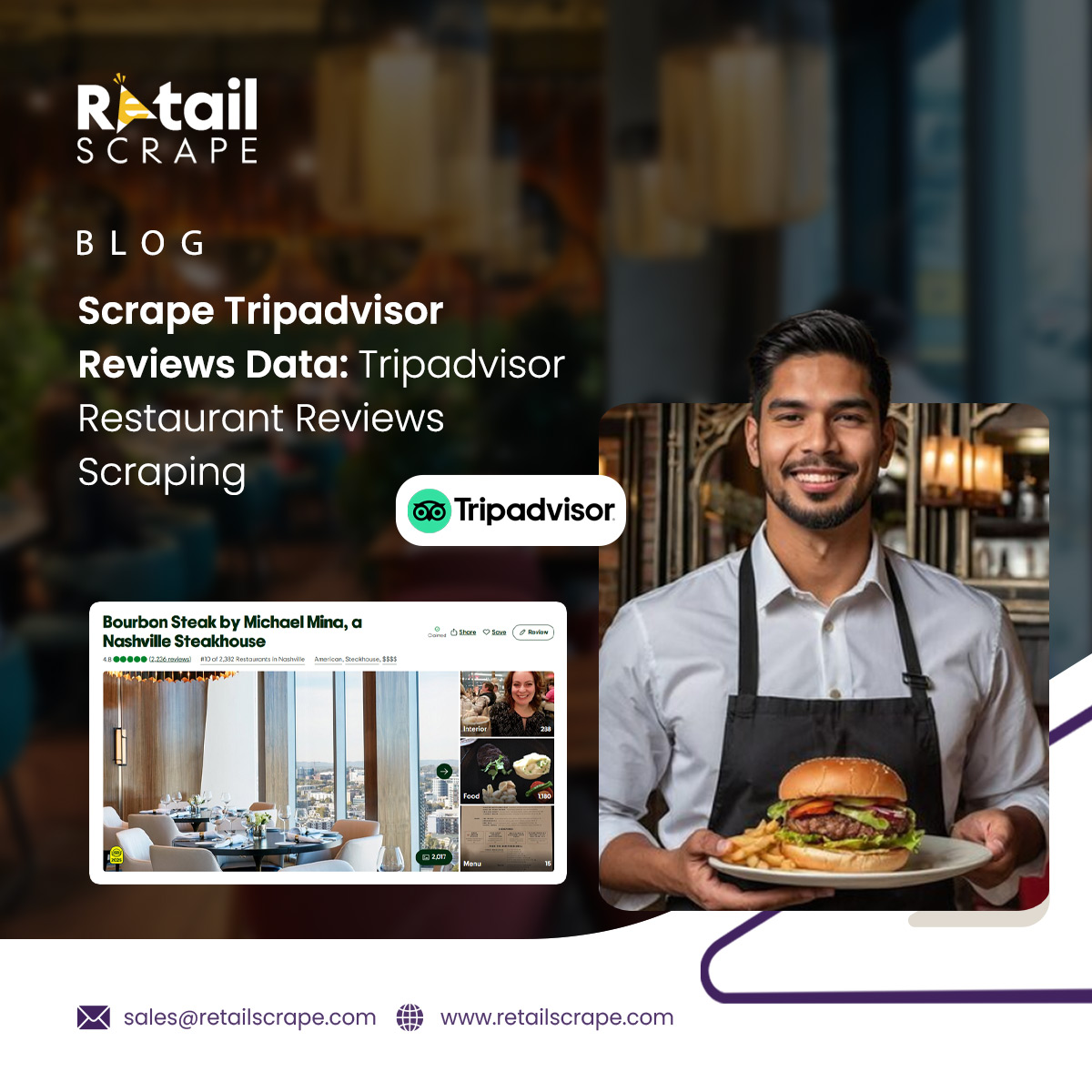 Scrape Tripadvisor Reviews Data & Restaurant Reviews