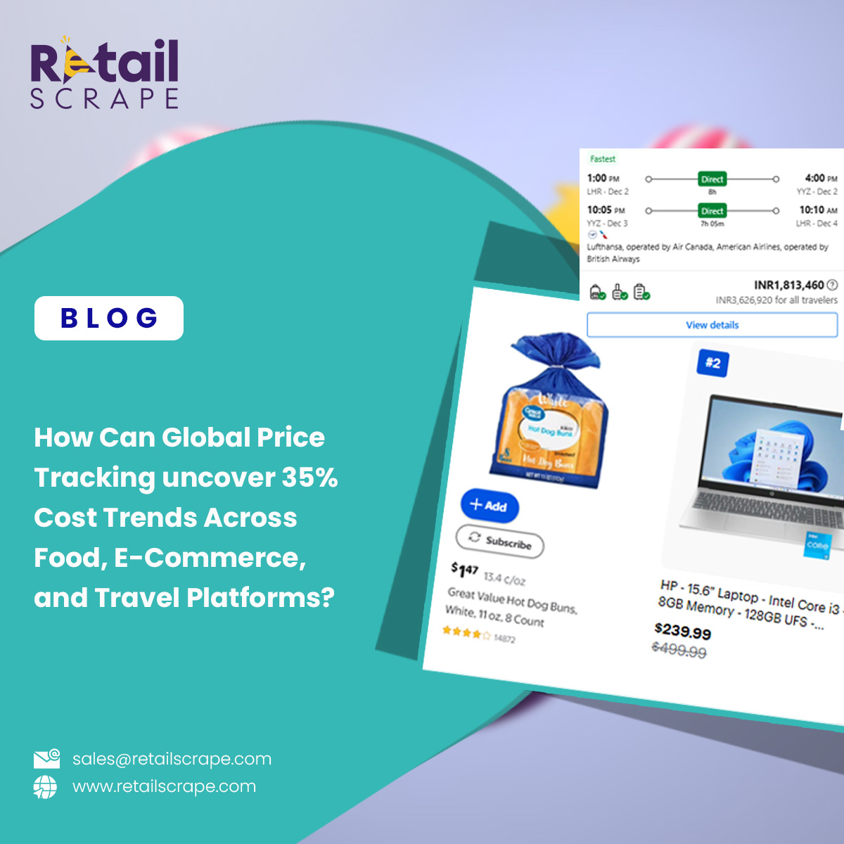 Impact of Global Price Tracking on Food, E-Commerce, Travel