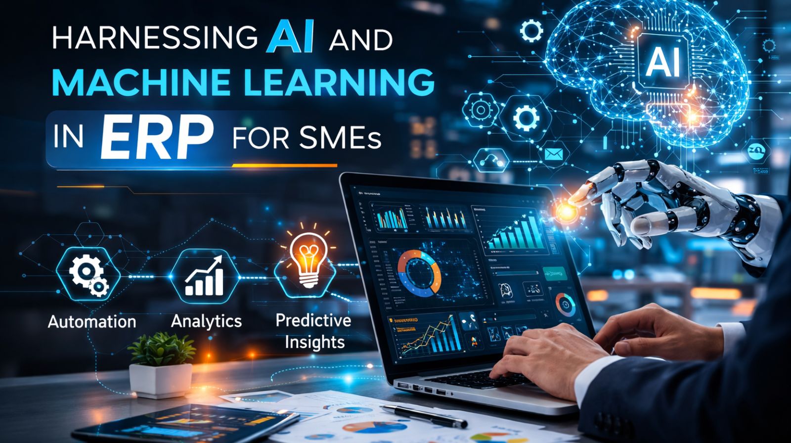 Harnessing AI and Machine Learning in ERP for SMEs
