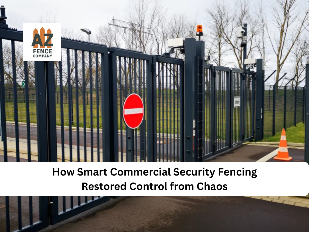 How Smart Commercial Security Fencing Restored Control from Chaos