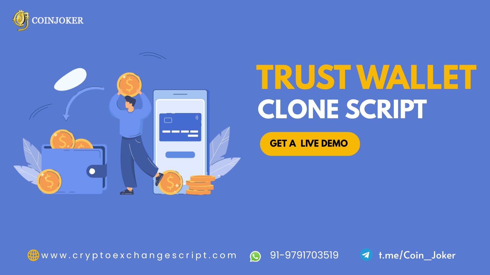 Trust Wallet Clone Script: Building a Secure Crypto Wallet for the U.S. Market  