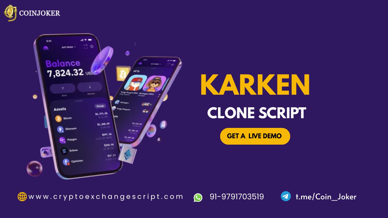 Accelerate Your Crypto Journey with a Scalable Kraken Clone Script 