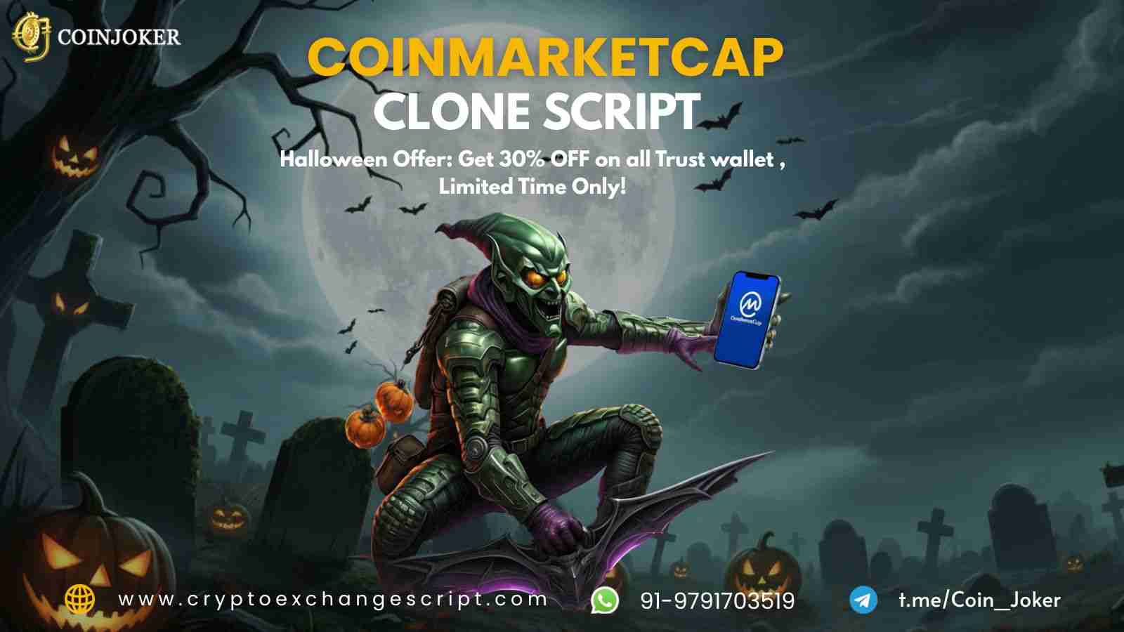 Coinjoker: Offering Feature-Rich CoinMarketCap Clone Script Solutions for Crypto Projects Worldwide