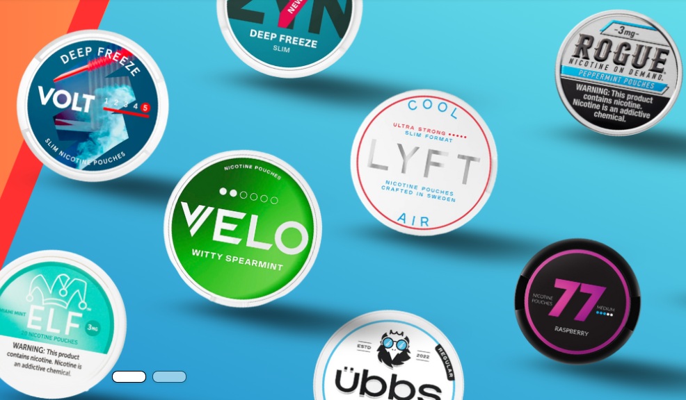 Strongest nicotine pouch brands in Canada 