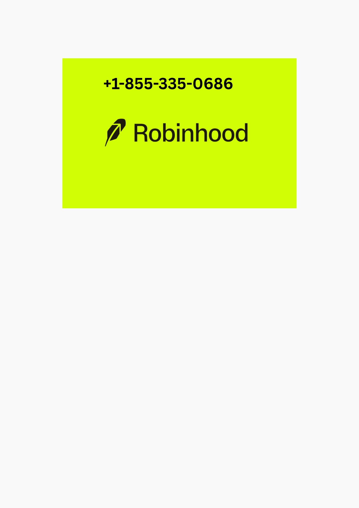 How do I talk to Robinhood customer service? [CALL~US]