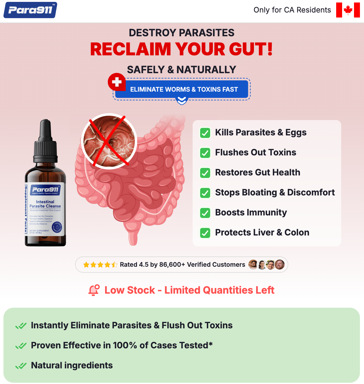 Para911 Parasite Drops™ Canada: 50% Off Deal on Fast-Absorbing Parasite Eliminator