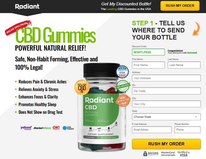 Radiant CBD Gummies™ Review 2026: Ingredients, Results, and Consumer Information