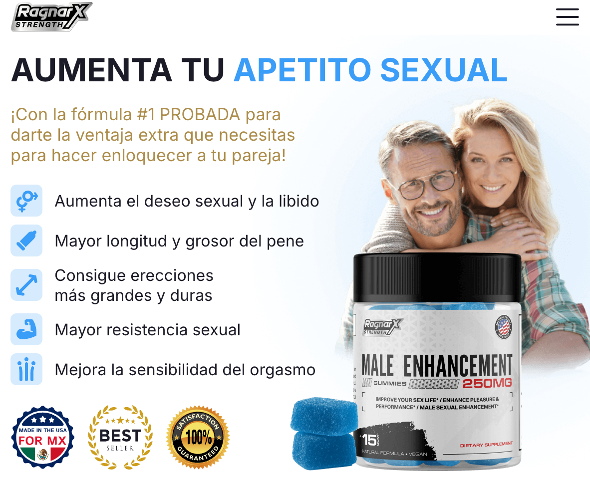 RagnarX Male Enhancement Gummies™ México: Vitalidad potenciada con Tongkat Ali