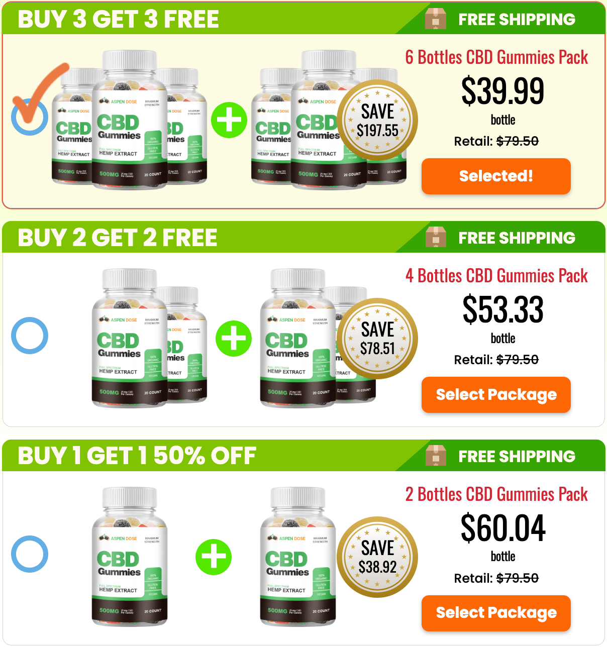 Aspen Dose CBD Gummies™: U.S.-Grown Hemp Extract for Anxiety & Focus Support