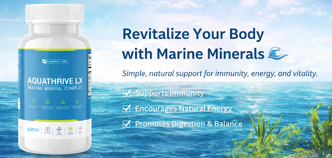 Elemental Labs Aquathrive LX Marine Mineral Complex™ Canada: How Marine Minerals May Support Overall Wellness?