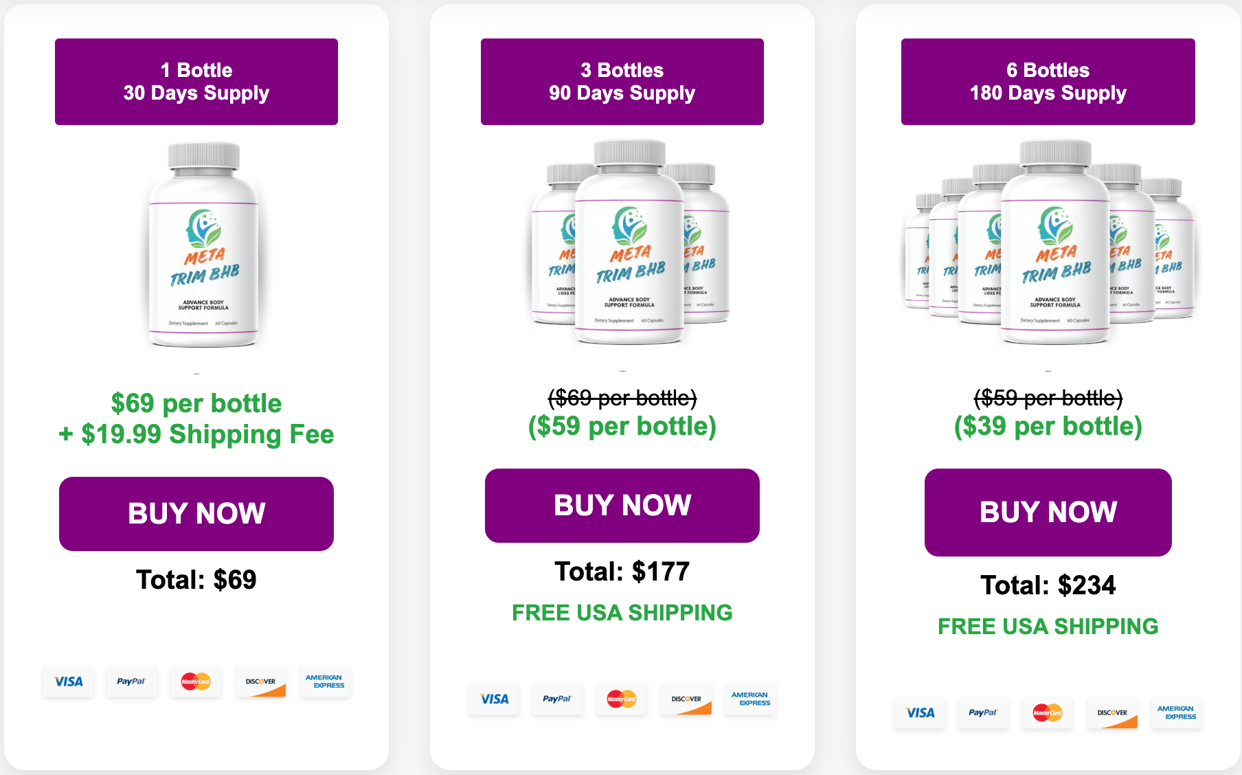 Meta Trim BHB™: Non-GMO Keto Aid for Daily Energy and Weight Management