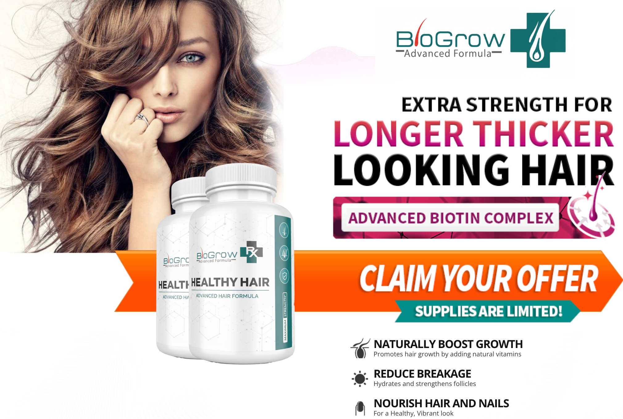 BioGrow RX™ US CA: Biotin-Powered Formula Revives Thinning Hair in 21 Days