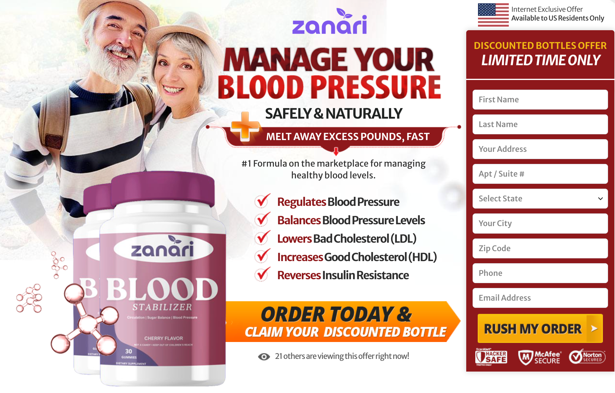 Zanari Blood Stabilizer™: Natural Support for Balanced Blood Sugar and Pressure