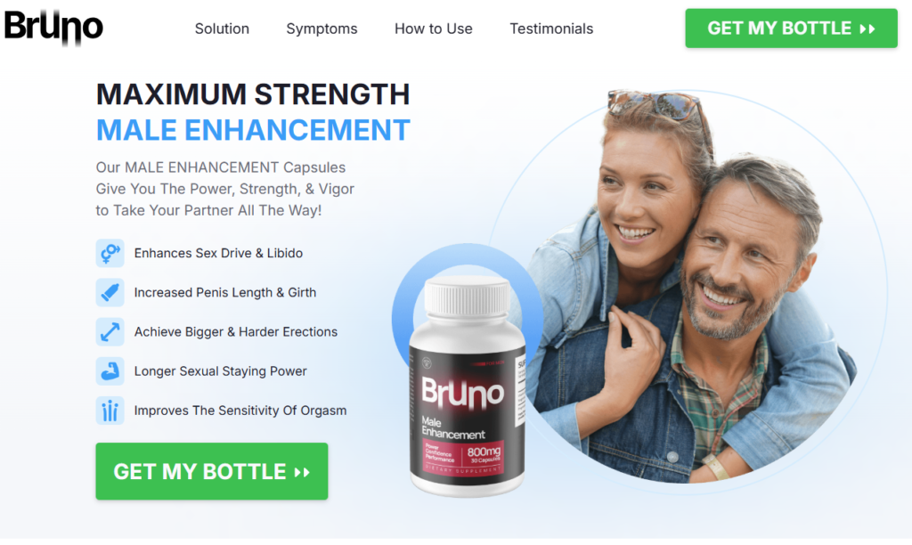 Bruno Male Enhancement NZ – Powerful Formula for Men’s Wellness