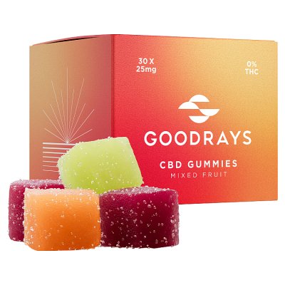 Goodrays CBD Gummies United Kingdom Goodrays Mixed Fruit CBD Gummies – UK’s Trusted Brand for Vegan, High-Strength CBD Edibles