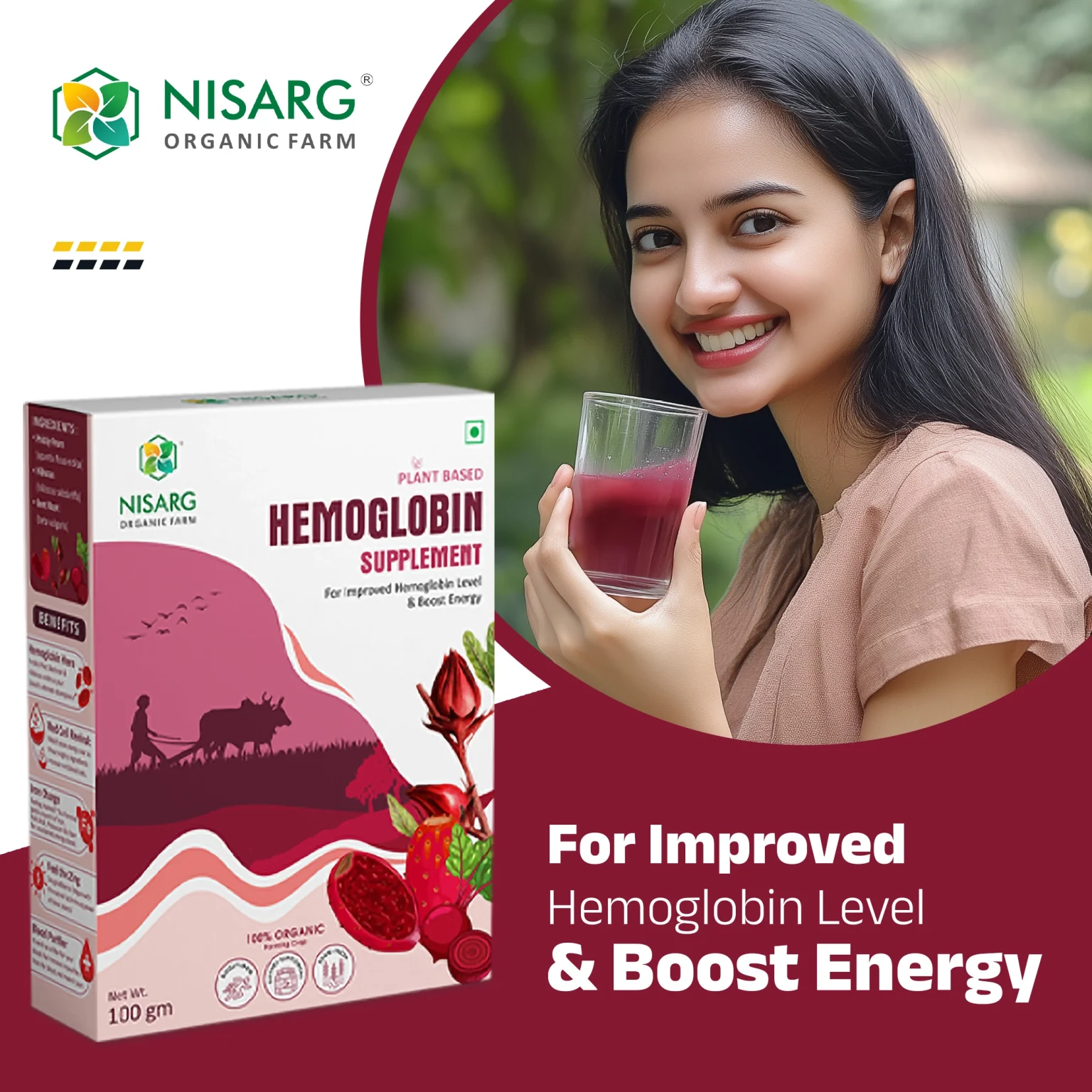 Organic Hemoglobin Powder – A Natural Boost for Healthy Blood
