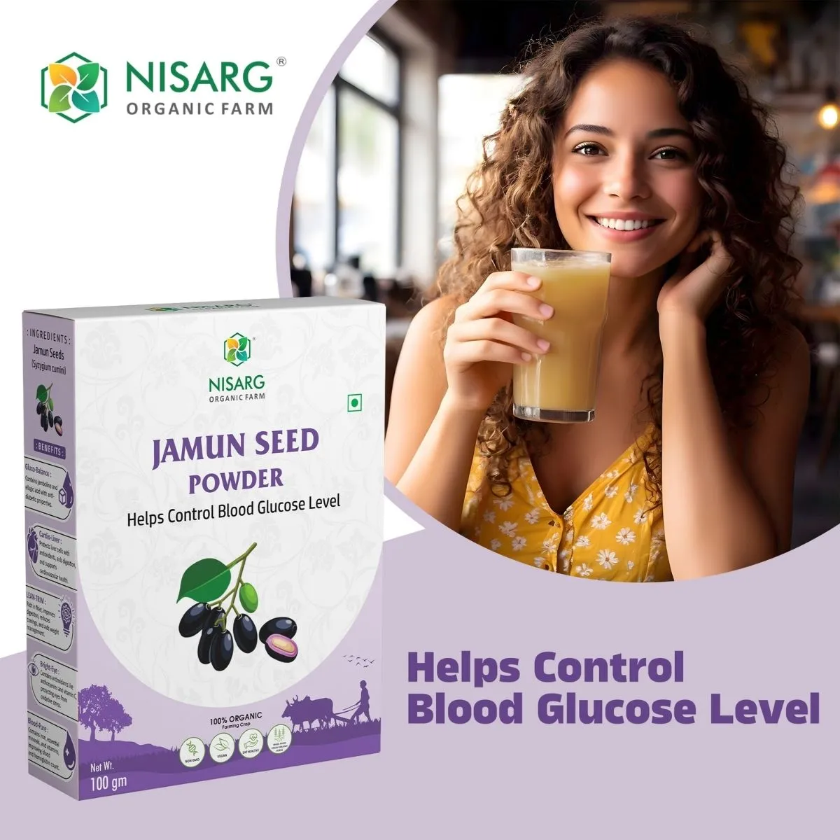 Jamun Seeds Powder: A Natural Superfood from Nisarg Organic Farm