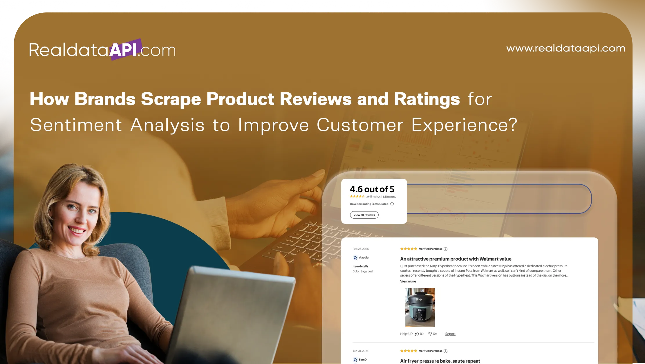 scrape product reviews and ratings for sentiment analysis