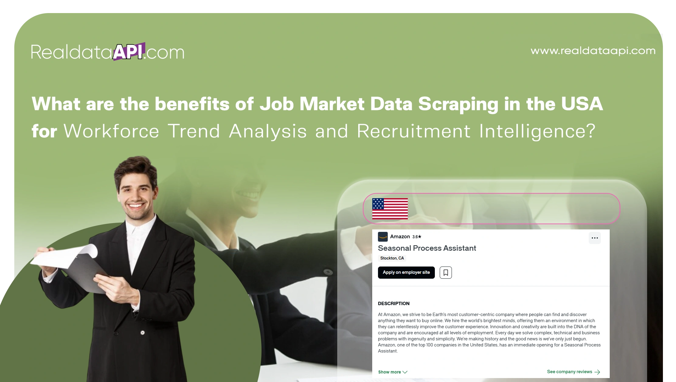 Benefits of job data scraping for recruitment insights USA