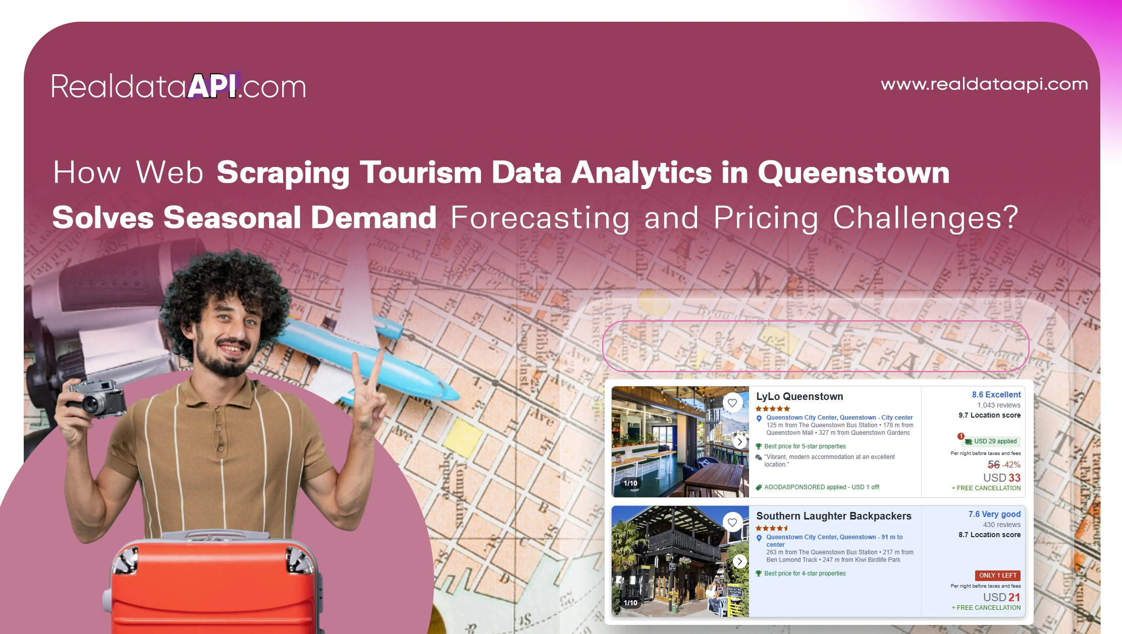 Web Scraping Tourism Data Analytics in Queenstown