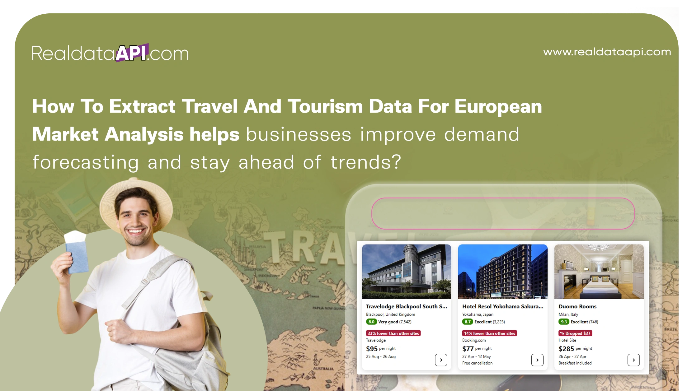 extract travel and tourism data for European market analysis
