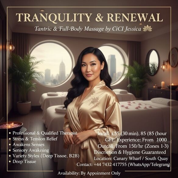 Tantric Full Body Massage in Canary Wharf – Asian British Therapist