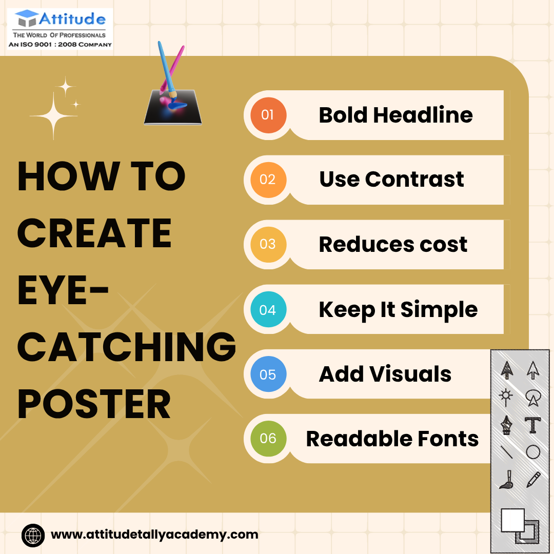 how to create eye-catching poster 