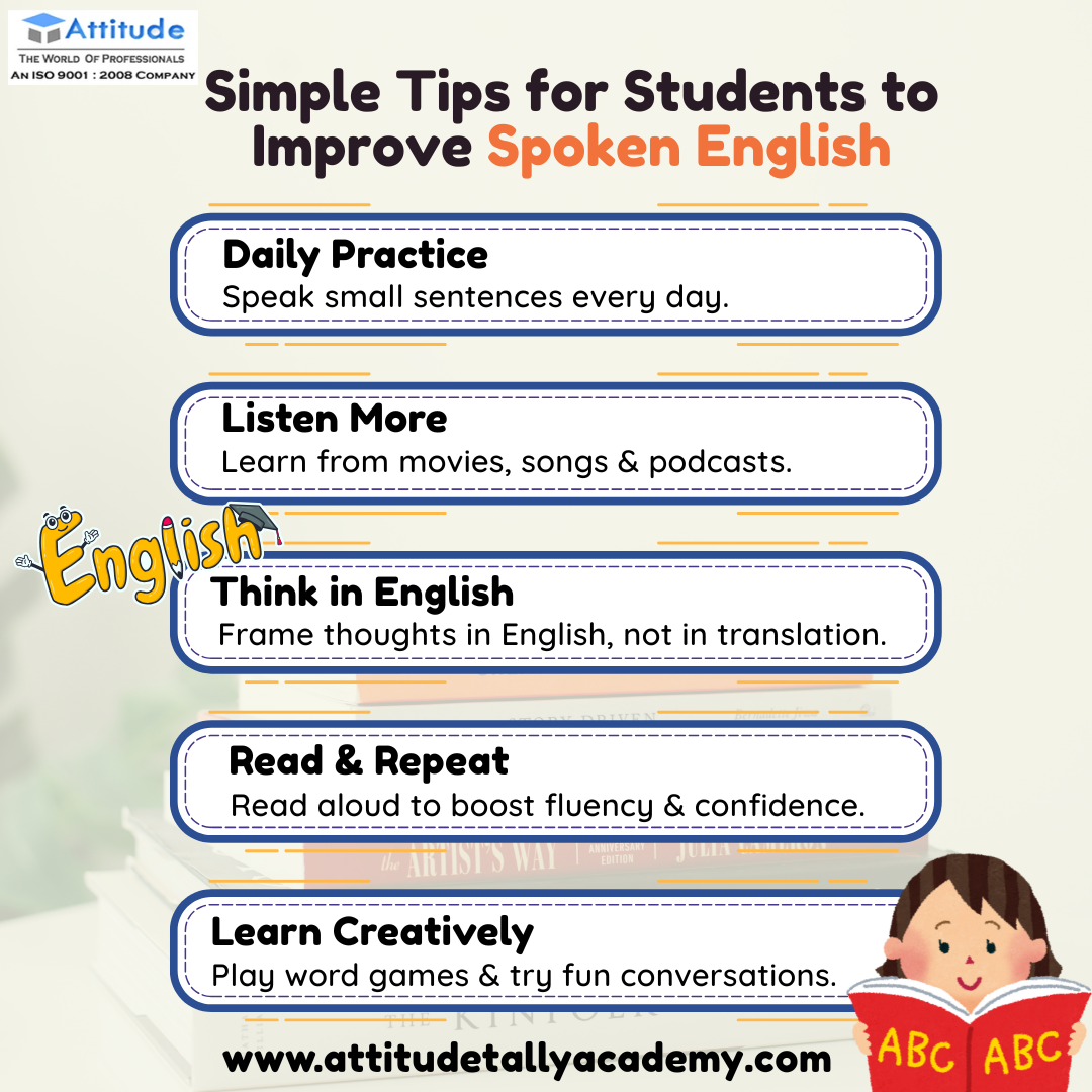 Simple Tips For Students To Improve Spoken English