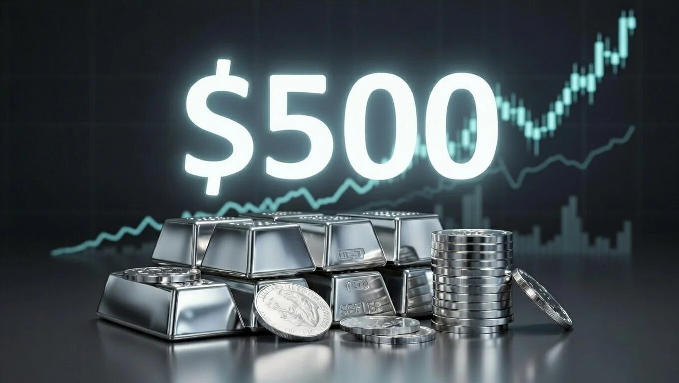 Silver Price Prediction 2026: Can Silver Really Reach $500?