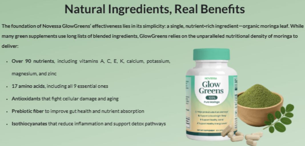 GlowGreens™ Capsules The Natural Way To Support digestion, immunity and skin health!