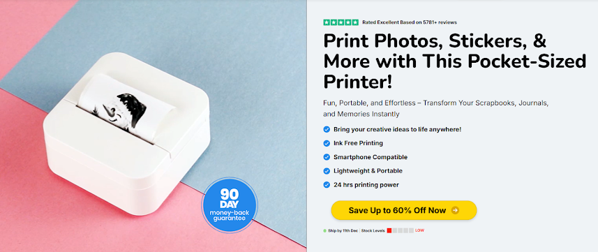 Print Pocket Reviews Exclusive Limited Stocks!