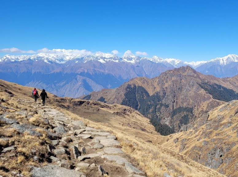 Winter at Kuari Pass: Where Endless Snow Meets Epic Mountain Views