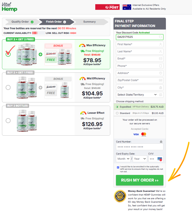Vital Hemp Gummies Australia Reviews, Price & Where To Buy?