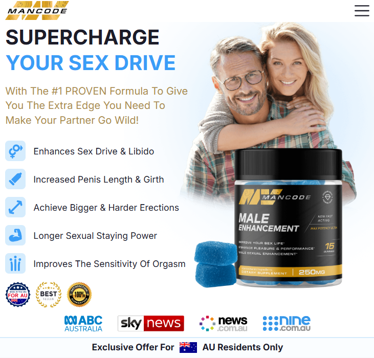 MANCODE Male Enhancement Gummies Australia Online?
