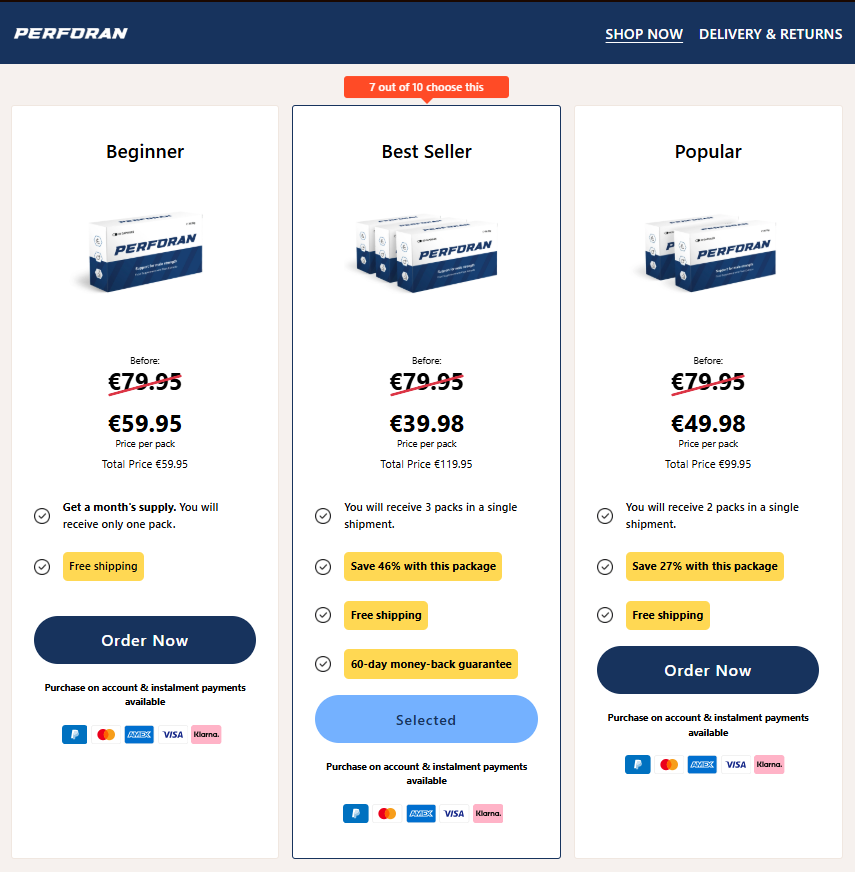 Perforan Male Enhancement in Ireland – Boost Stamina, Strength & Confidence?