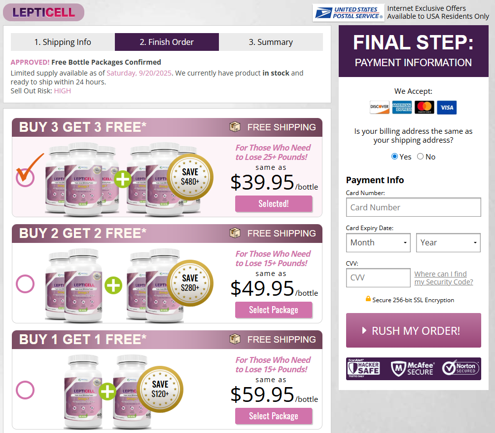 LeptiCell [US, CA] Weight Loss?