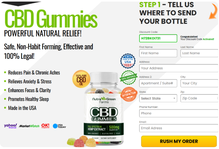 Nutra Green Farms CBD Gummies Reviews [2025]: Real Benefits and Side Effects?