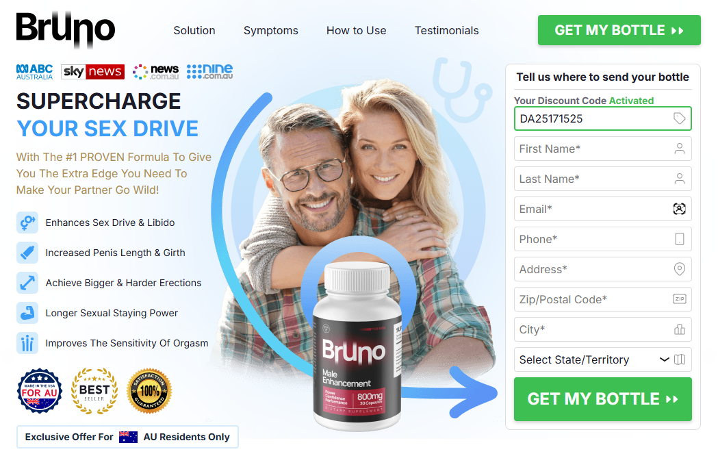 Bruno male enhancement official website?