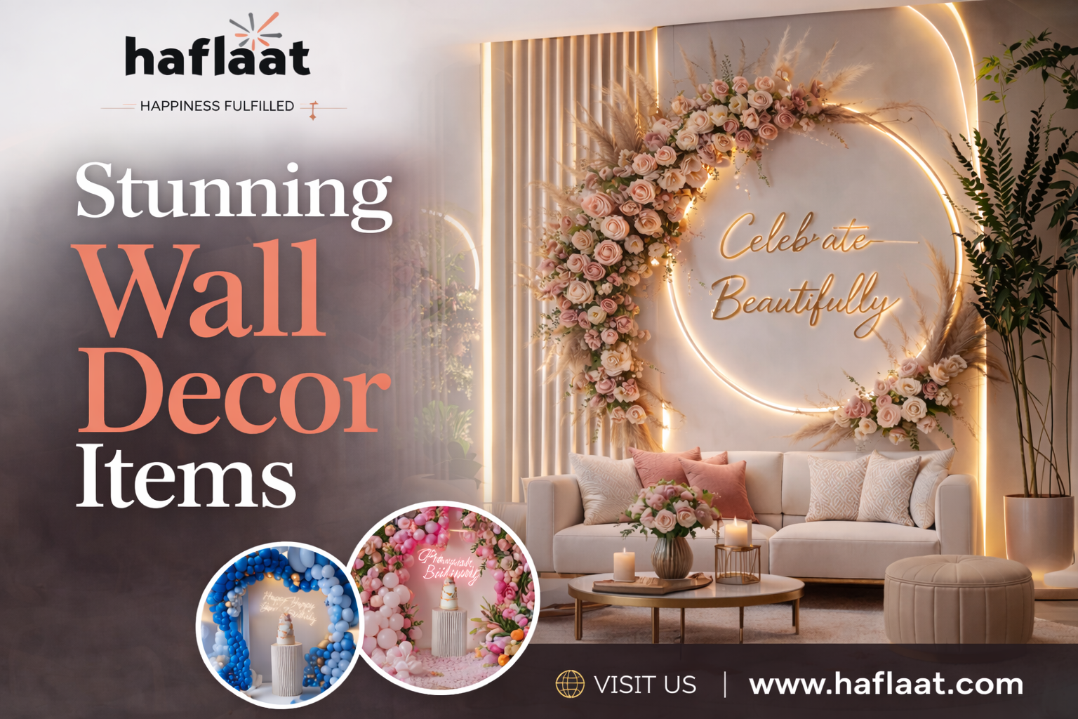 Transform Your Space with Stunning Wall Decor Items by Haflaat