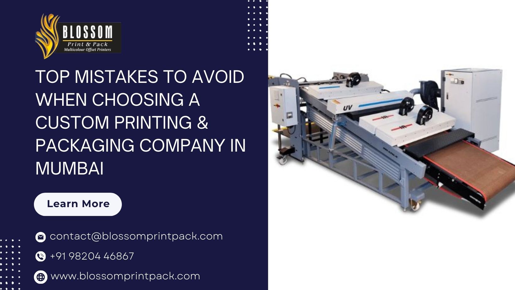 Top Mistakes to Avoid When Choosing a Custom Printing & Packaging Company in Mumbai