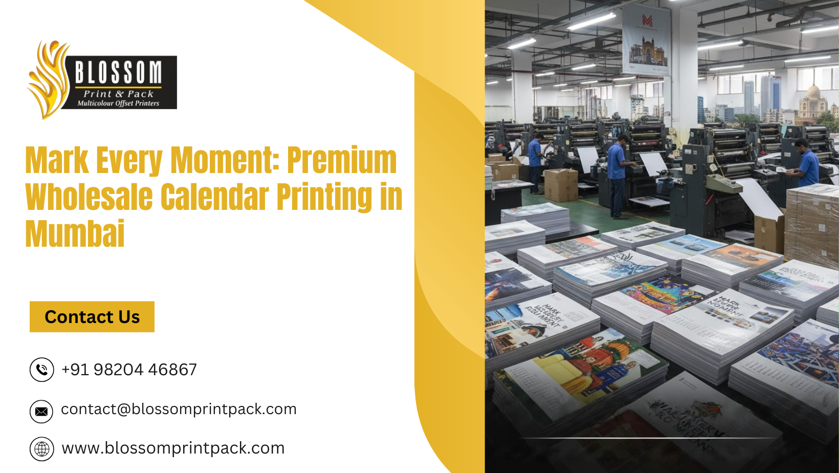 Mark Every Moment: Premium Wholesale Calendar Printing in Mumbai