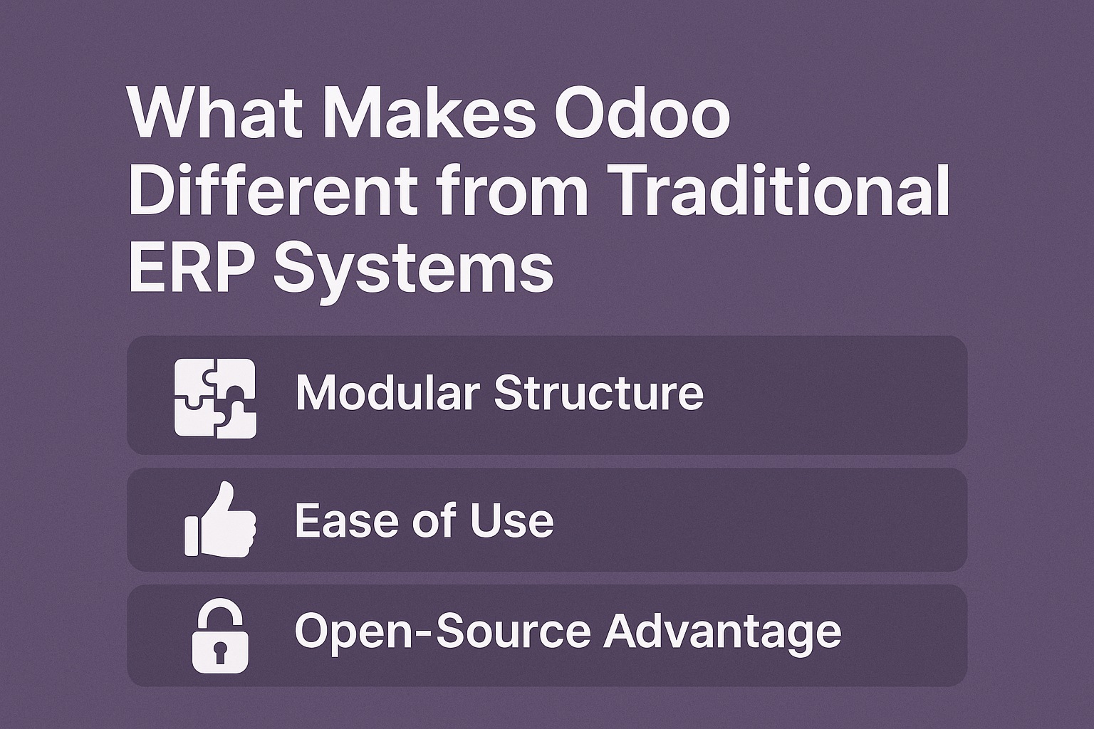 What Makes Odoo Different from Traditional ERP Systems