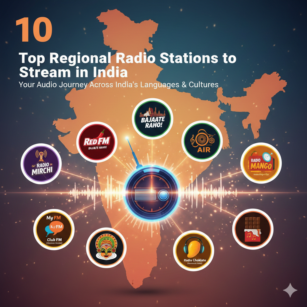 Top 10 Regional Radio Stations to Stream in India 