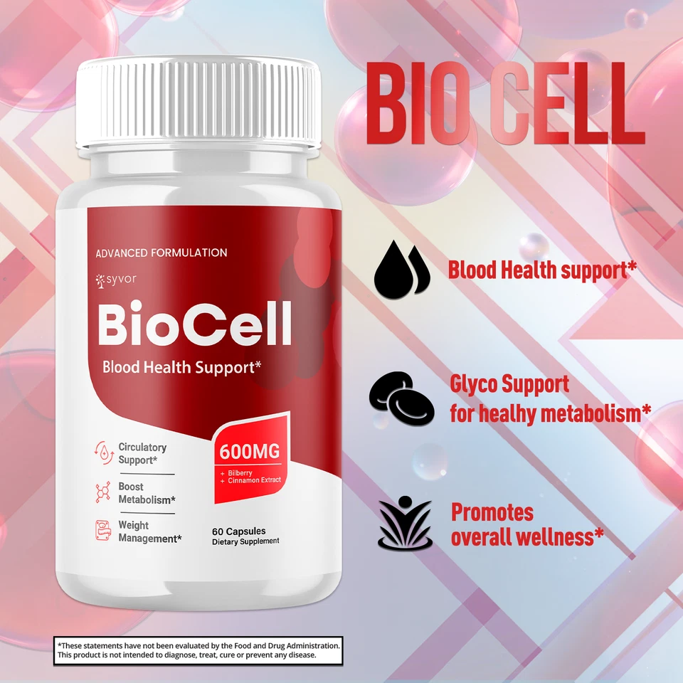 Bio Cell Blood Pressure And Balances Blood Sugar Levels!!