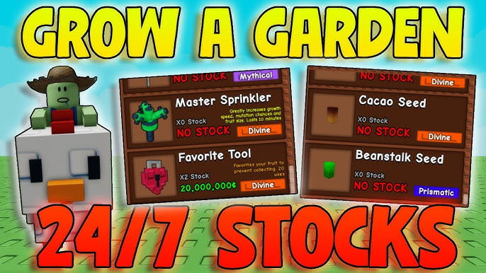 $<*>Grow A Garden Stock: Cultivating Your Botanical Haven