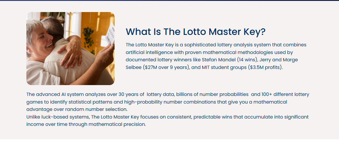 Lotto Master Key – [Expert Report] The Hidden Facts Behind This Lottery Method!