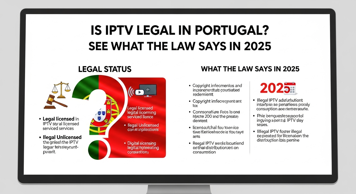 IPTV em Portugal é Legal? Veja o Que Diz a Lei em 2025