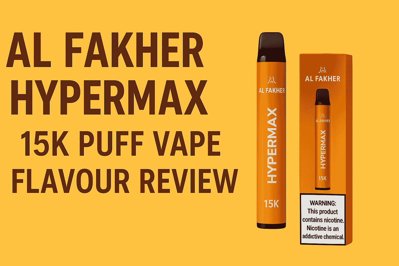 Al Fakher HyperMax 15K Puff Vape Flavour Review